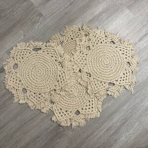 Max Studio Crochet Placemats-Set of 4